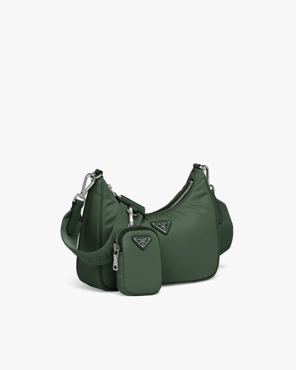 Emerald Prada Re-Edition 2005 Re-Nylon bag - Image 3