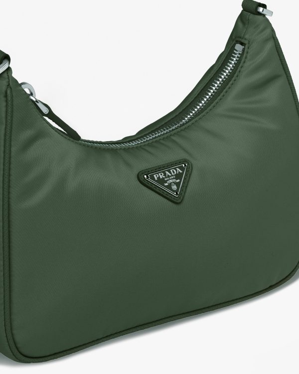 Emerald Prada Re-Edition 2005 Re-Nylon bag - Image 6