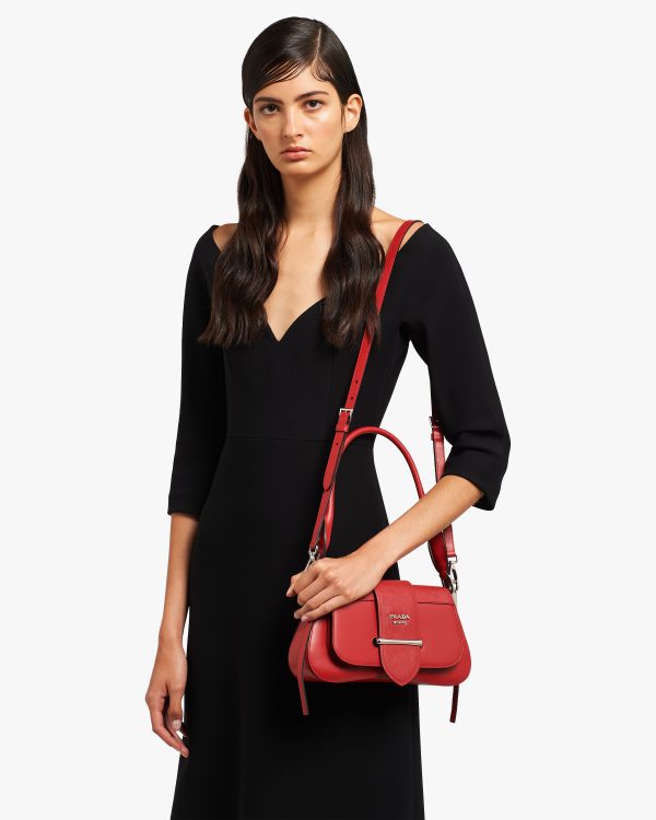 Fiery Red Prada Sidonie shoulder bag - Image 2