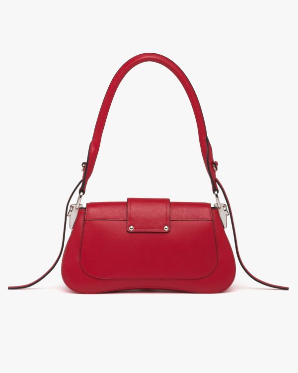 Fiery Red Prada Sidonie shoulder bag - Image 4