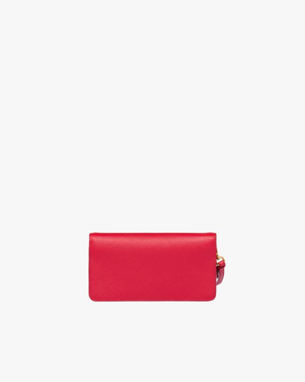 Fiery Red Saffiano leather mini-bag - Image 4