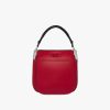 Fiery Red/black Small Leather Prada Margit bag