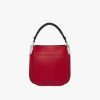 Fiery Red/black Small Leather Prada Margit bag - Image 4