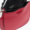 Fiery Red/black Small Leather Prada Margit bag - Image 5