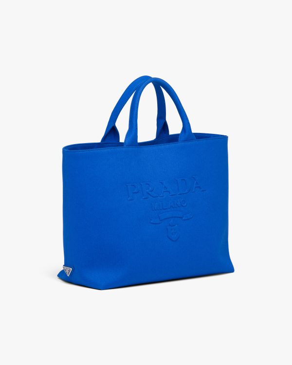 Light Blue Drill tote bag - Image 3
