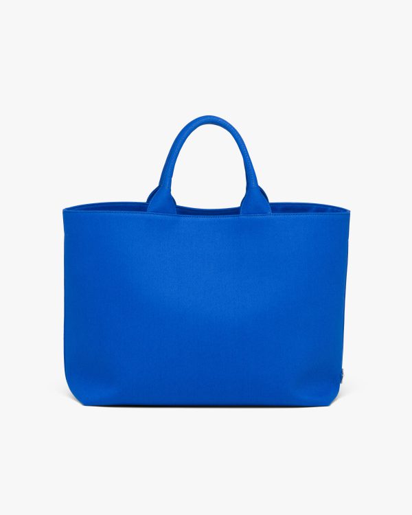 Light Blue Drill tote bag - Image 4