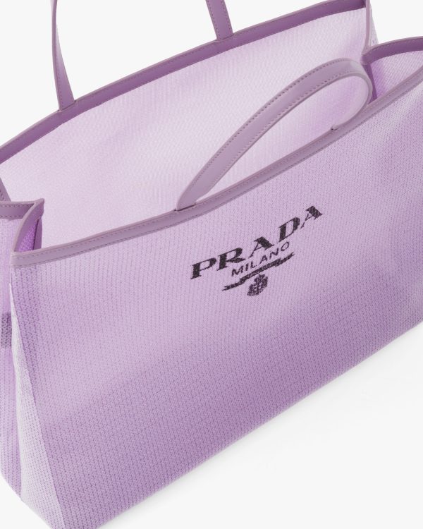 Lily Sequined mesh tote bag - Image 5