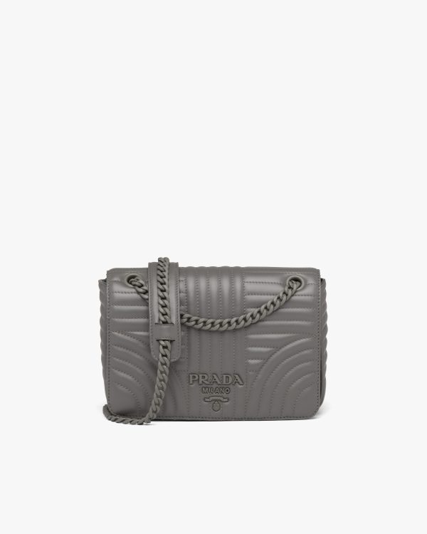 Marble Gray Prada Diagramme shoulder bag