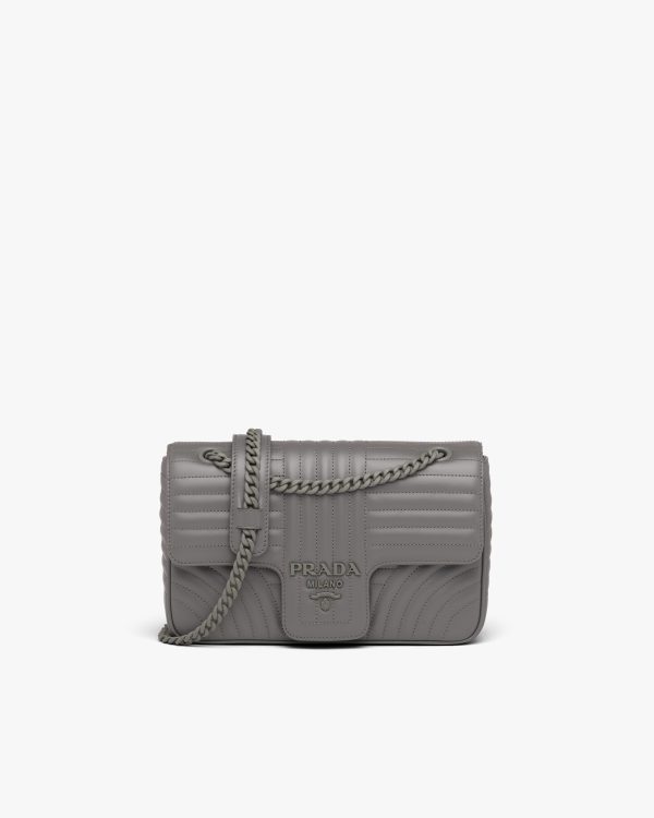 Marble Gray Prada Diagramme shoulder bag