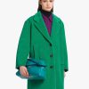 Peacock Blue Padded nappa leather Prada Signaux bag - Image 2