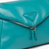Peacock Blue Padded nappa leather Prada Signaux bag - Image 6