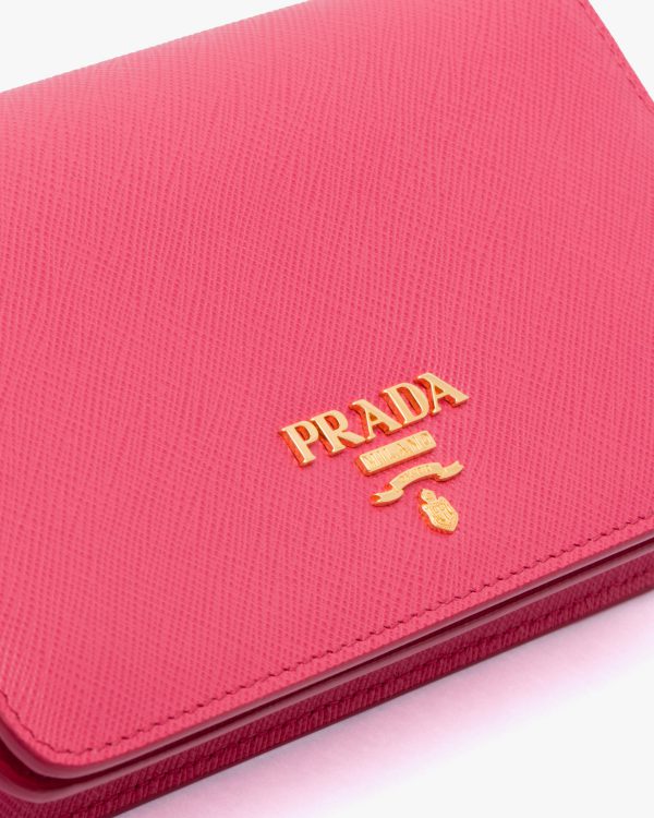Peony Pink Saffiano leather mini-bag - Image 6
