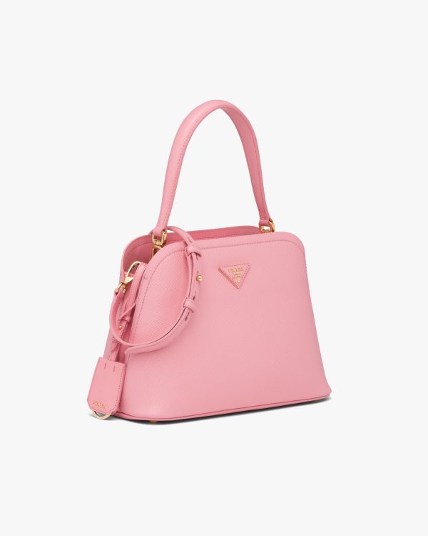 Petal Pink Medium Saffiano Leather Prada Matinee Bag - Image 3