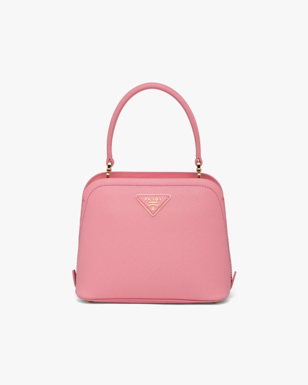 Petal Pink Prada Matinee Micro Saffiano leather bag