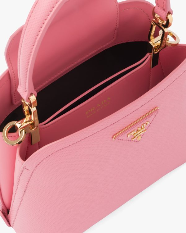 Petal Pink Prada Matinee Micro Saffiano leather bag - Image 5