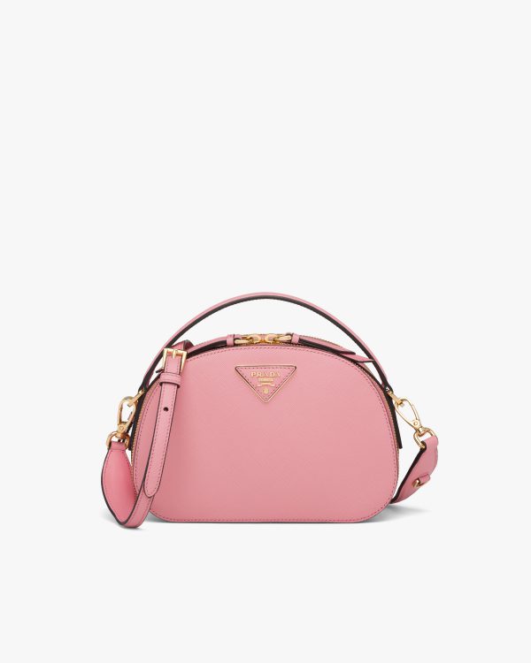 Petal Pink Saffiano Leather Prada Odette Bag