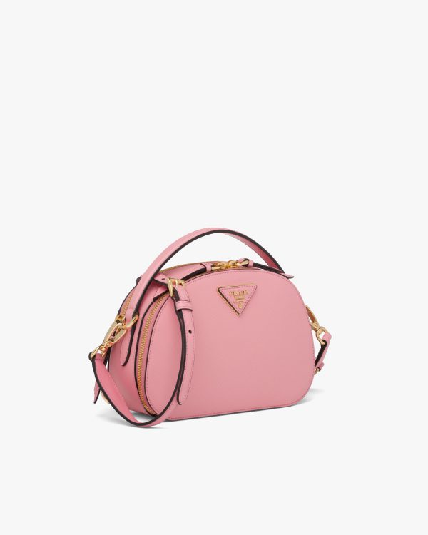 Petal Pink Saffiano Leather Prada Odette Bag - Image 3