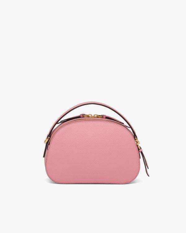 Petal Pink Saffiano Leather Prada Odette Bag - Image 4