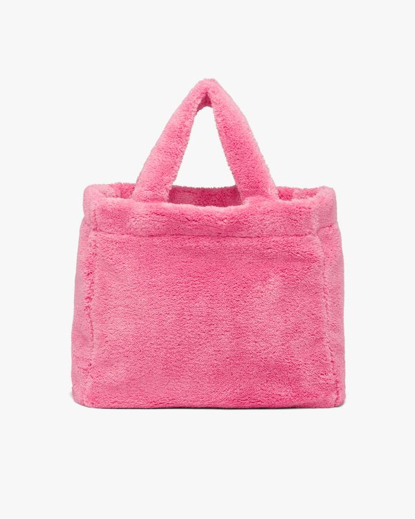 Petal Pink/black Terry tote bag - Image 4