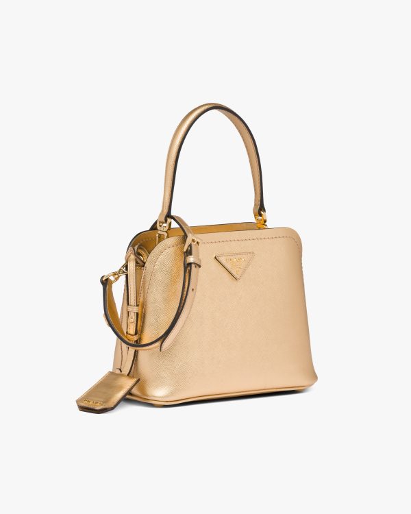 Platinum Prada Matinee Micro Saffiano leather bag - Image 3