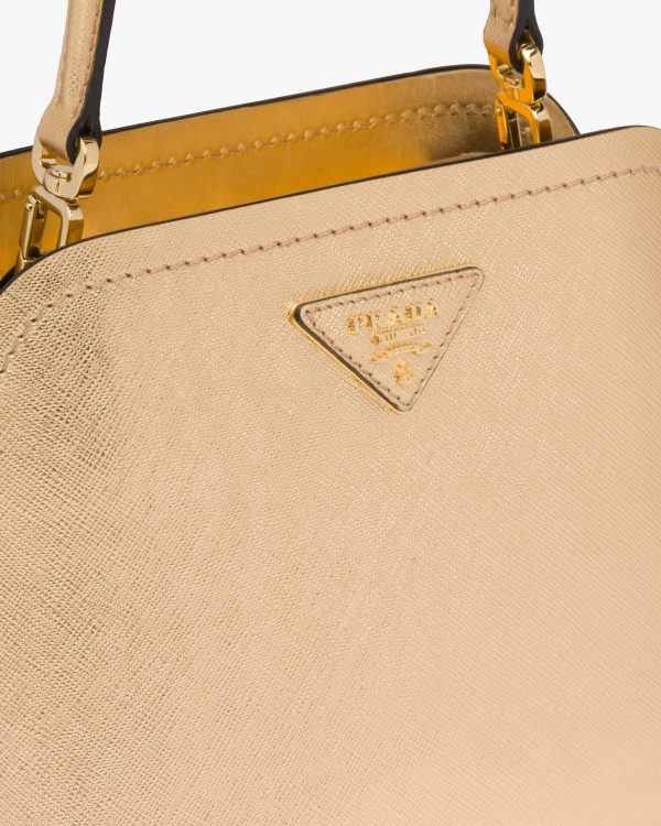 Platinum Prada Matinee Micro Saffiano leather bag - Image 6