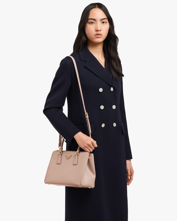 Powder Pink Prada Galleria Saffiano leather medium bag - Image 2