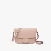 Powder Pink Saffiano Leather Prada Embleme Bag