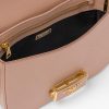 Powder Pink Saffiano Leather Prada Embleme Bag - Image 5
