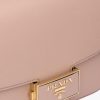 Powder Pink Saffiano Leather Prada Embleme Bag - Image 6
