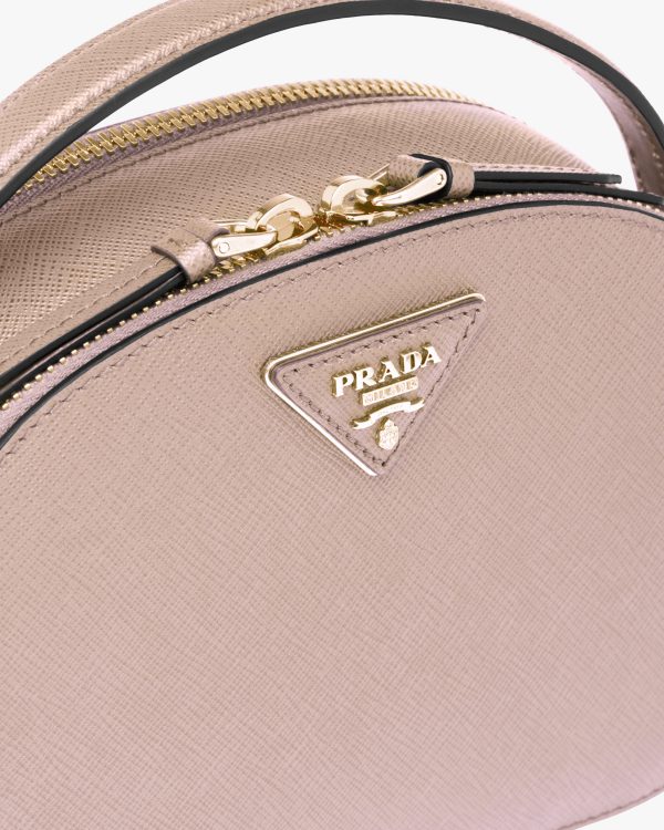 Powder Pink Saffiano Leather Prada Odette Bag - Image 6
