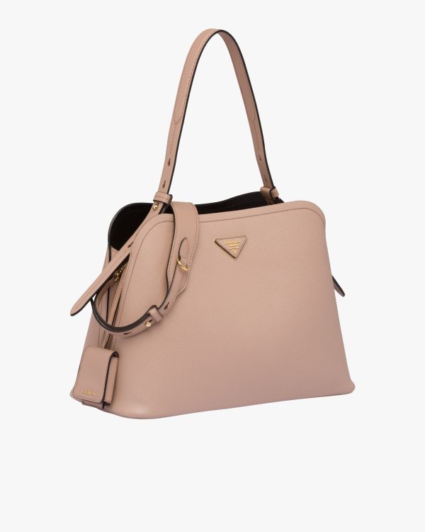 Powder Pink/black Prada Matinee handbag - Image 3