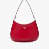 Scarlet Prada Cleo brushed leather shoulder bag