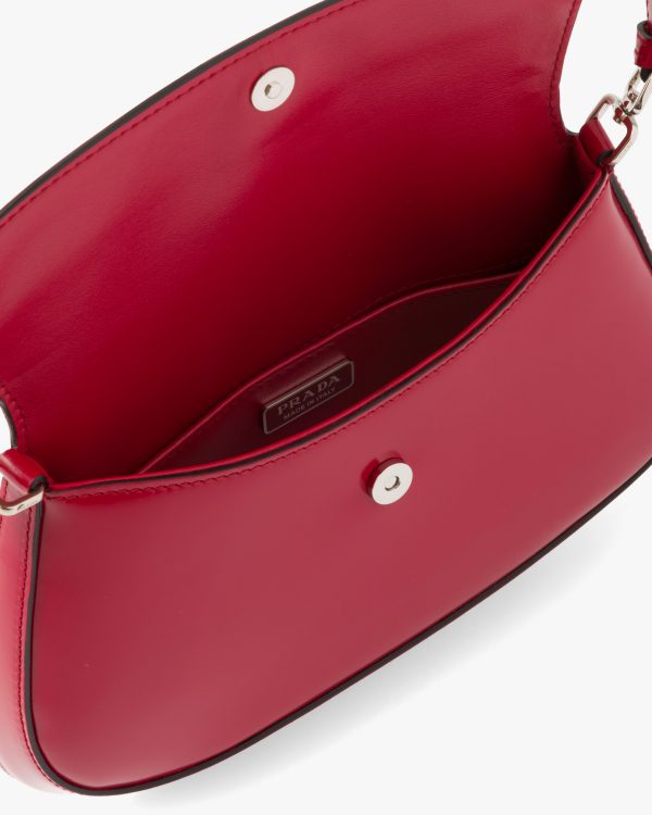 Scarlet Prada Cleo brushed leather shoulder bag with flap - Image 5