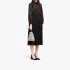 Silver Leather mesh and satin clutch - Image 7