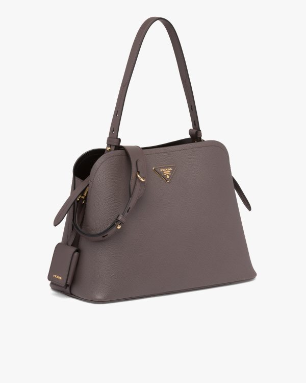 Smoky Gray/black Prada Matinee handbag - Image 3