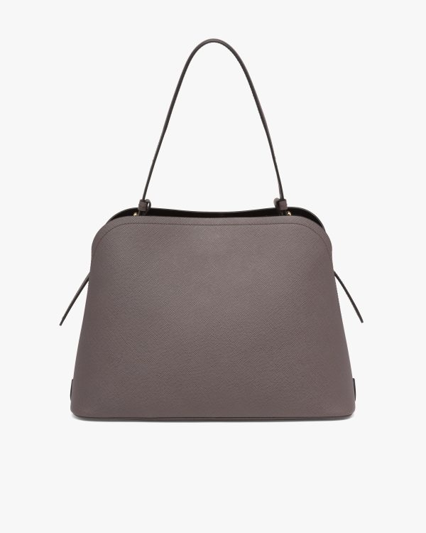 Smoky Gray/black Prada Matinee handbag - Image 4