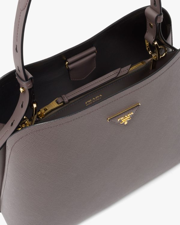 Smoky Gray/black Prada Matinee handbag - Image 5