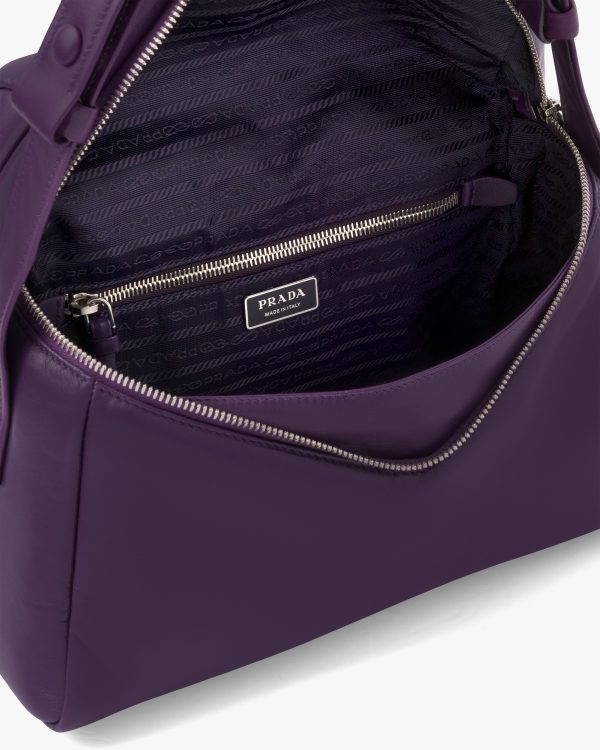 Violet Padded nappa leather Prada Signaux bag - Image 5
