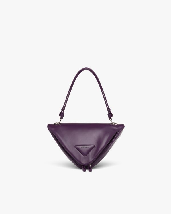 Violet Padded nappa leather handbag