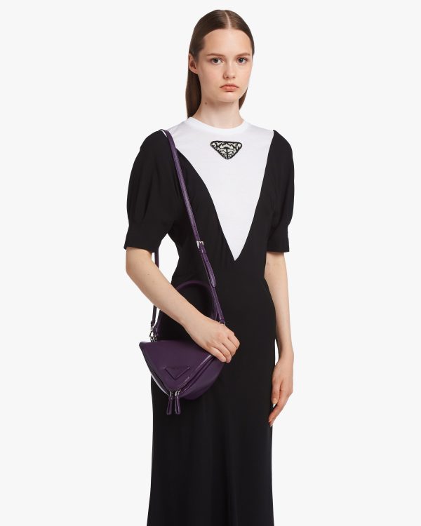 Violet Padded nappa leather handbag - Image 2