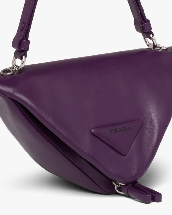 Violet Padded nappa leather handbag - Image 6