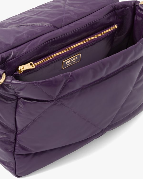 Violet Padded nappa leather shoulder bag - Image 5