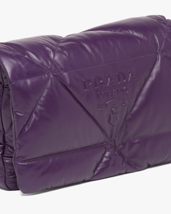 Violet Padded nappa leather shoulder bag - Image 6