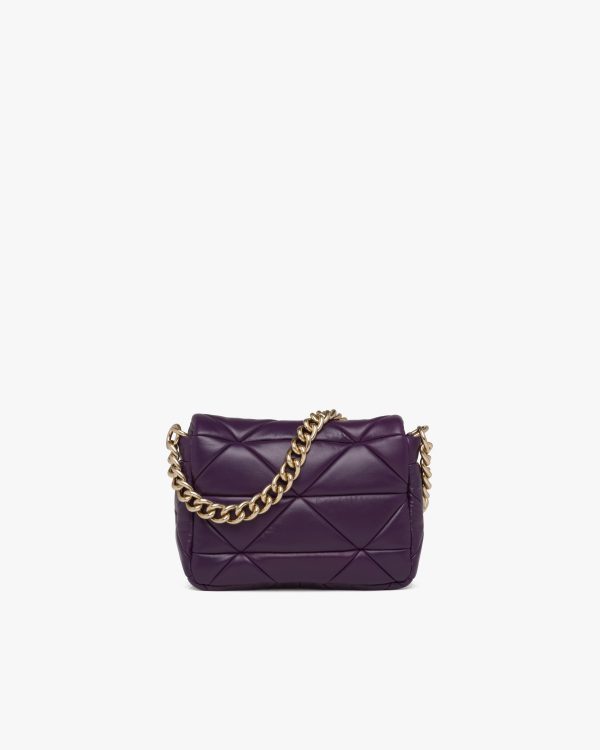 Violet Prada System nappa leather patchwork bag - Image 4