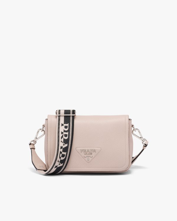 Water Lily Prada Flou leather shoulder bag
