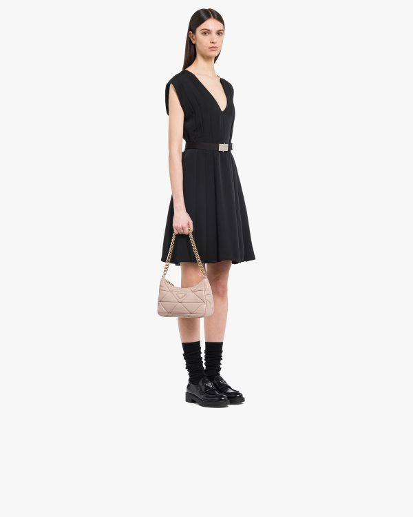 Water Lily Prada System nappa leather patchwork shoulder bag - Image 7