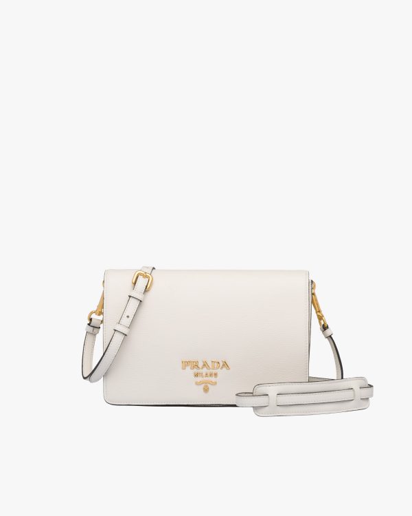 White Leather Shoulder Bag