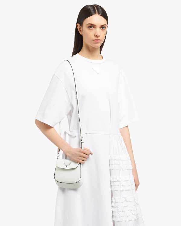 White N Prada Cleo brushed leather mini bag - Image 2