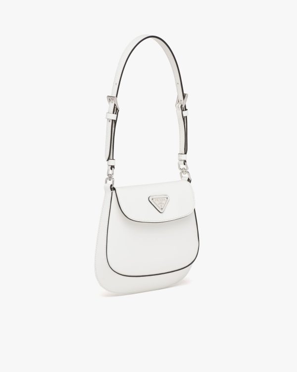 White N Prada Cleo brushed leather mini bag - Image 3