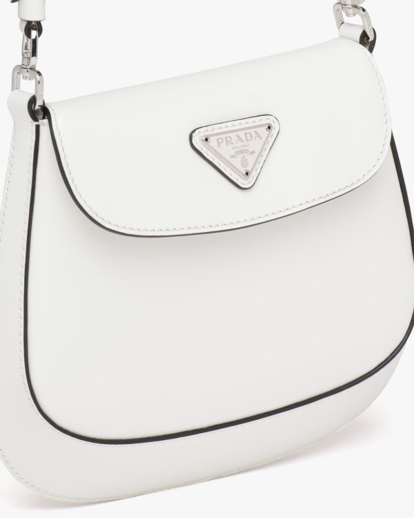 White N Prada Cleo brushed leather mini bag - Image 6